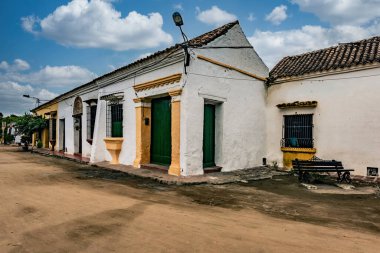 MOMPOX BOLVAR, 22 Eylül 2017. Santa Cruz de Mompox sokakları.