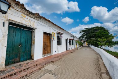 MOMPOX BOLVAR, 22 Eylül 2017. Santa Cruz de Mompox sokakları.