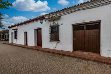 MOMPOX BOLVAR, 22 Eylül 2017. Santa Cruz de Mompox sokakları.