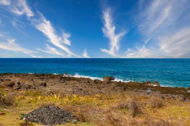 Rocky Cay plaj manzarası. San Andres, Providencia ve Santa Catalina Takımadaları.