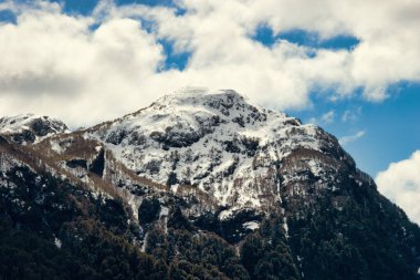 Nahuel Huapi Milli Parkı 'ndaki manzara. San Carlos de Bariloche, Arjantin.
