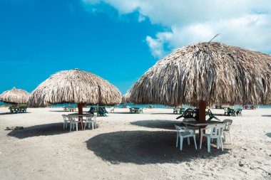 Sucre, Sincelejo, Kolombiya. 23 Nisan 2009: Coveas Sahilleri, Morrosquillo Körfezi