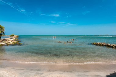 Sucre, Sincelejo, Kolombiya. 23 Nisan 2009: Coveas Sahilleri, Morrosquillo Körfezi