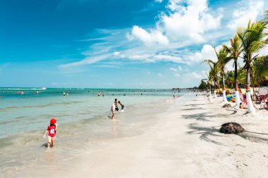 Sucre, Sincelejo, Kolombiya. 23 Nisan 2009: Coveas Sahilleri, Morrosquillo Körfezi