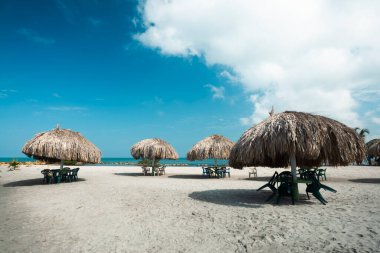 Sucre, Sincelejo, Kolombiya. 23 Nisan 2009: Coveas Sahilleri, Morrosquillo Körfezi