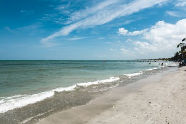 Sucre, Sincelejo, Kolombiya. 23 Nisan 2009: Coveas Sahilleri, Morrosquillo Körfezi