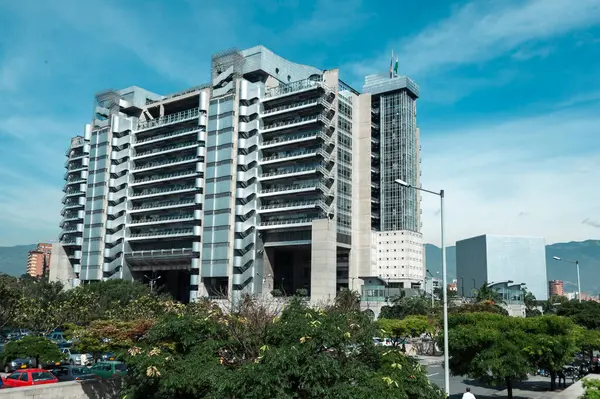 stock image Medellin, Antioquia, Colombia. August 12, 2009: Intelligent Building EPM