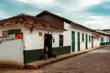 Santander, Kolombiya 'nın kuzeyinde Barichara Cephesi. 