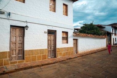 Santander, Kolombiya 'nın kuzeyinde Barichara Cephesi. 