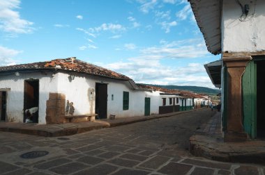 Santander, Kolombiya 'nın kuzeyinde Barichara Cephesi. 