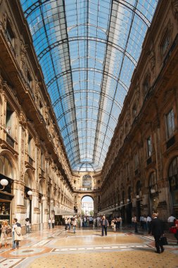 Milan, Lombardia, İtalya. 27 Ekim 2009: Gallera Vittorio Emanuele II