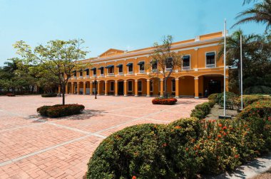 Barranquilla, Atlantico, Kolombiya. 18 Mayıs 2006: Aduana Binası, Karayip Kültür Parkı