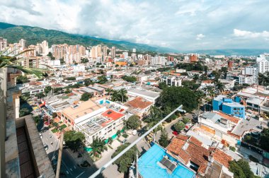 Bucaramanga, Santander, Kolombiya. 29 Ekim 2010: Şehrin Panoramisi