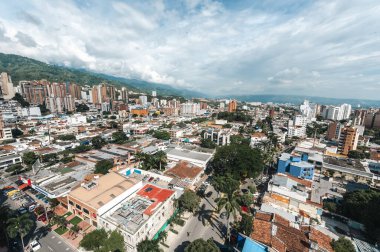 Bucaramanga, Santander, Kolombiya. 29 Ekim 2010: Şehrin Panoramisi