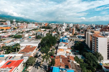 Bucaramanga, Santander, Kolombiya. 29 Ekim 2010: Şehrin Panoramisi