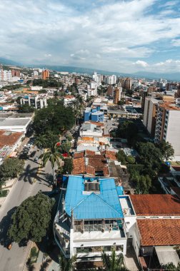 Bucaramanga, Santander, Kolombiya. 29 Ekim 2010: Şehrin Panoramisi