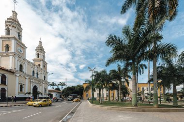 Bucaramanga, Santander, Kolombiya. 29 Ekim 2010: Chiquinquira del Real de Minas de San Laureano Kilisesi