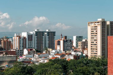 Bucaramanga, Santander, Kolombiya. 29 Ekim 2010: Şehrin Panoramisi
