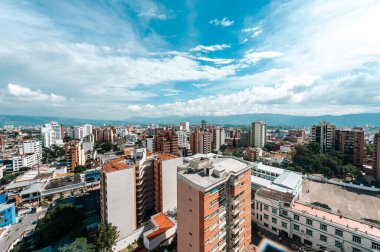 Bucaramanga, Santander, Kolombiya. 29 Ekim 2010: Şehrin Panoramisi