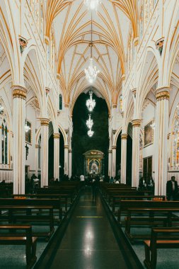 Ipiales, Nario, Kolombiya. 26 Haziran 2024: Las Lajas 'ın Meryem Ana' sının Sığınağı.