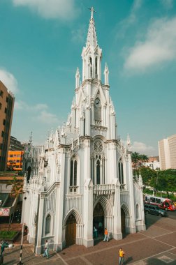 Cali, Santiago de Cali, Valle del Cauca, Kolombiya. 27 Şubat 2011: La Ermita Kilisesi