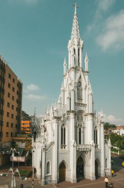 Cali, Santiago de Cali, Valle del Cauca, Kolombiya. 27 Şubat 2011: La Ermita Kilisesi