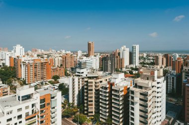 Barranquilla, Atlntico, Kolombiya. 2 Mart 2011: Şehrin genel görünümü