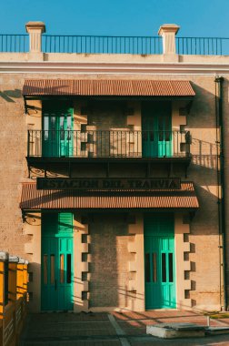 Barranquilla, Atlntico, Kolombiya. 2 Mart 2011: Tram İstasyonu