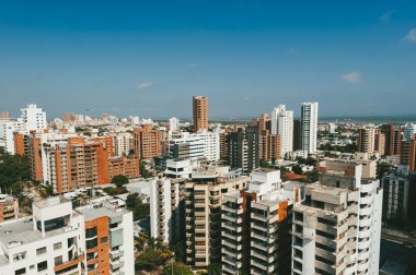 Barranquilla, Atlntico, Kolombiya. 2 Mart 2011: Şehrin genel görünümü
