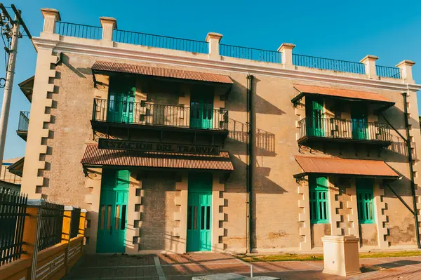 Barranquilla, Atlntico, Kolombiya. 2 Mart 2011: Tram İstasyonu