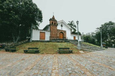 Cali, Santiago de Cali, Valle del Cauca, Kolombiya 2 Mart 2011: San Antonio Şapeli