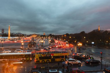 Paris, France, Western Europe. March 4, 2011: Place de la Concorde clipart