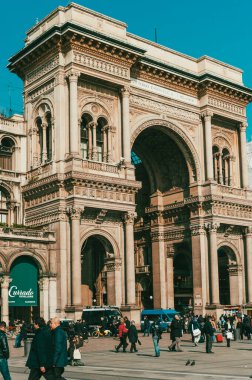 Lombardia, Italy, Western Europe. March 18, 2011: Galleria Vittorio Emanuele II, Milan clipart