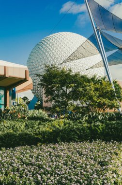 Orlando, Florida, Estados Unidos, 3 Ekim 2012: Epcot, Florida 'da Walt Disney World Resort' ta bulunan bir tema parkı..