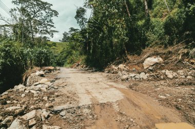Barranquilla, Kolombiya 'da taş yağmuru.