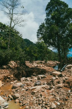 Barranquilla, Kolombiya 'da taş yağmuru.
