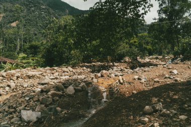 Barranquilla, Kolombiya 'da taş yağmuru.