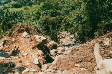 Barranquilla, Kolombiya 'da taş yağmuru.