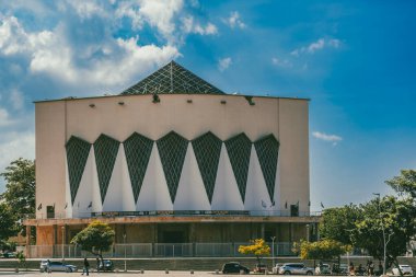 Barranquilla, Atlantico, Kolombiya. 24 Ekim 2024: Meryem 'in Başkent Katedrali Tanrı' nın Kraliçesi ve Barranquilla Hristiyanları 'nın Yardımı.