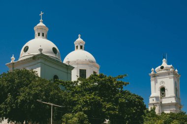 Santa Marta, Magdalena, Colombia. September 19, 2024: Cathedral Basilica of Santa Marta and its architecture. clipart