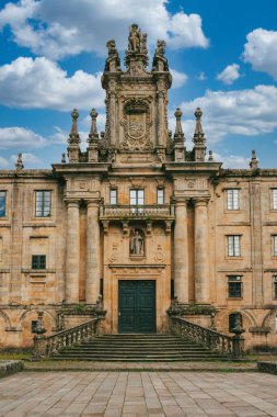 Santiago de Compostela, Galiçya, İspanya. 9 Kasım 2024: San Martn Pinario Manastırı.