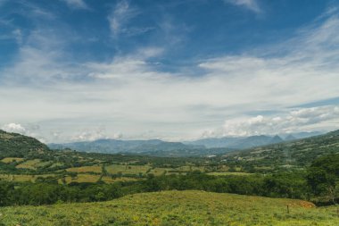 Antioquia La Pintada 'nın güneybatısında manzara.