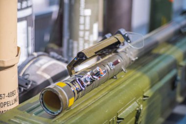 Mızrak görevi. Anti-tank füzesi FGM-148 Javelin. Rus ordusunun teslim olması ve birliklerin Ukrayna topraklarından çekilmesi. Kyiv, Ukrayna 10-29-2024.