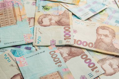 Ukrayna parası 1000 Hryvnia geçmişi. Ukrayna finans, maaş, emekli maaşı, bağışlar, vergiler. 1000 Hryvnia 'nın arka planı