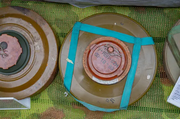 Görüntü, karadan havaya füze sisteminin bileşenlerini gösteriyor, muhtemelen Rusya-Ukrayna çatışması sırasında kullanımdan kaldırılmış ya da yeniden kullanıma sunulmuş. Bunlar kritik impo Kyiv, Ukrayna 08-24-2024