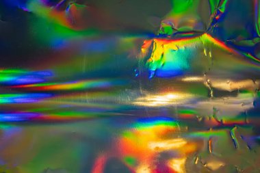 Canlı, çok renkli ışık yansımaları, sabun baloncuklarına benzeyen soyut bir desen ya da markalaşma, reklam ya da üretken bir zemin olarak uygun bir prizma etkisi yaratır.