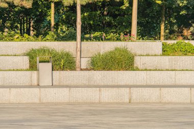 Şehir sahnelerinde beton bir bank, yemyeşil bahçeli küçük bir bahçe, yapayalnız bir ağaç, asfalt yol, ve öğleden sonra ya da akşam erken saatlerde gerçekçiliği aydınlatan bir su izi var.