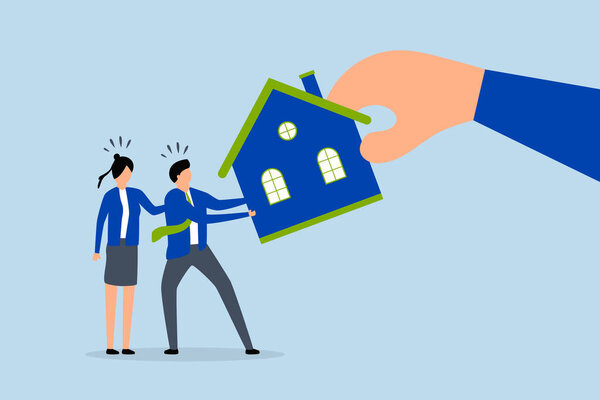 Выселение и ипотечный долг, обанкротившийся человек и семья ведут крупную судебную тяжбу, чтобы сохранить свой дом, только для того, чтобы его выселили по закону.