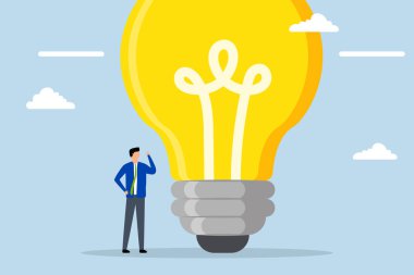 Büyük bir iş adamı düşünün. Büyük boy ampulle düşünen bir girişimci..