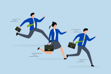 Rekabet, iş rakibi tam güçle bitiş çizgisine koşuyor.